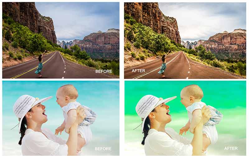 collage of before and after images collage of before and after images