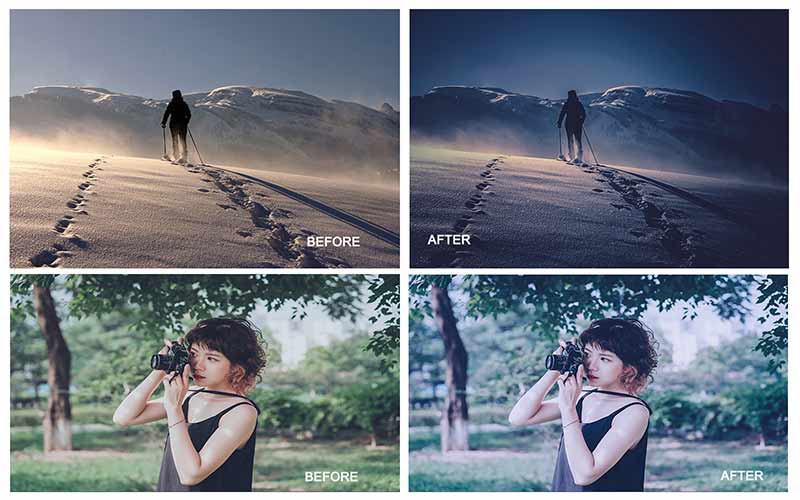 exclusive Photoshop actions applied to 2 images exclusive actions for ps applied to 2 images
