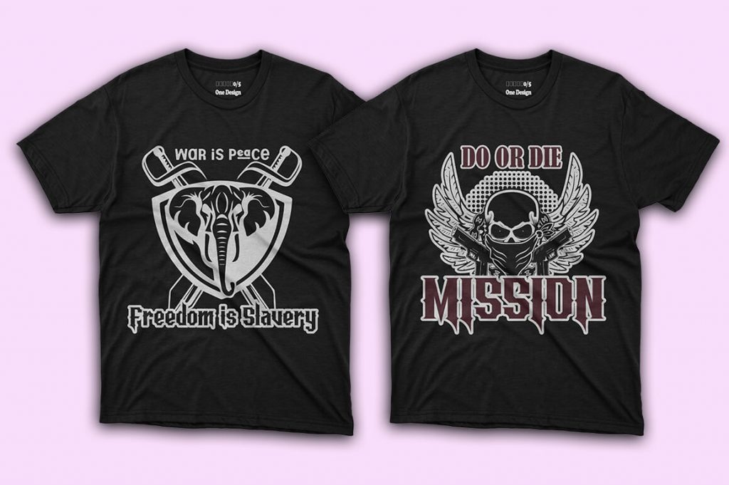 dark t shirt design