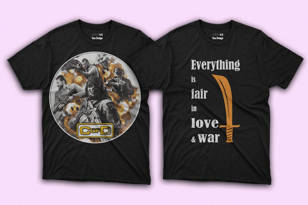 gun t shirt design