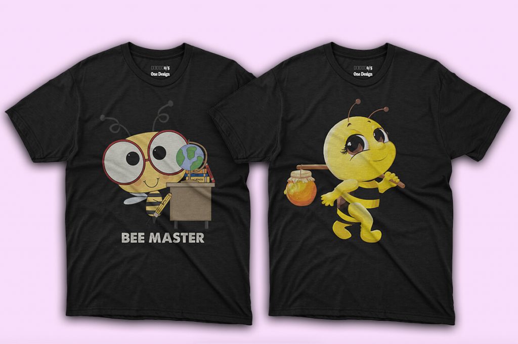 bee t shirt design
