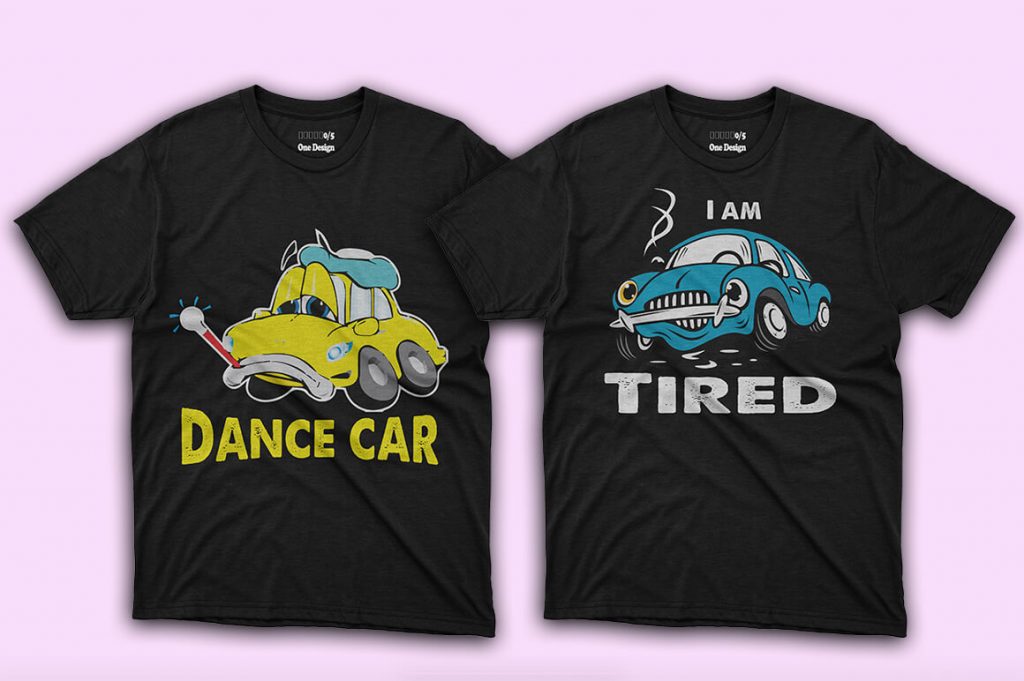 cartoon t shirt design