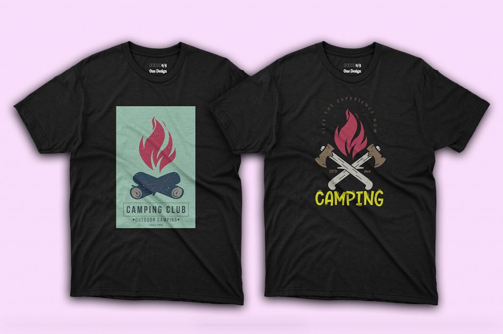 fire t shirt design