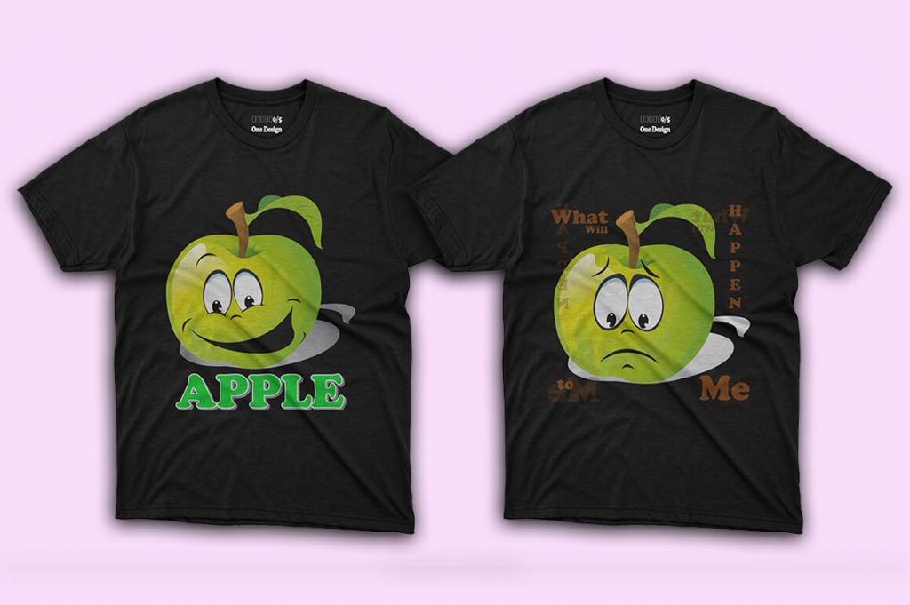 apple t shirt design
