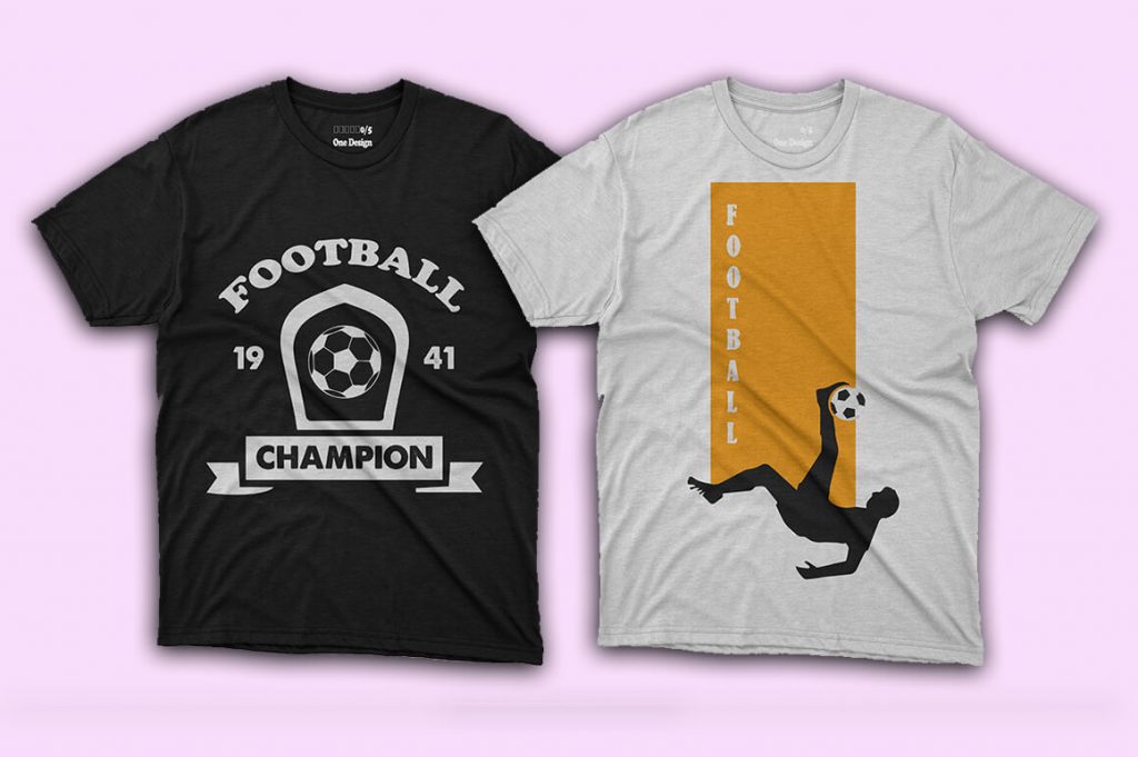 football t shirt design