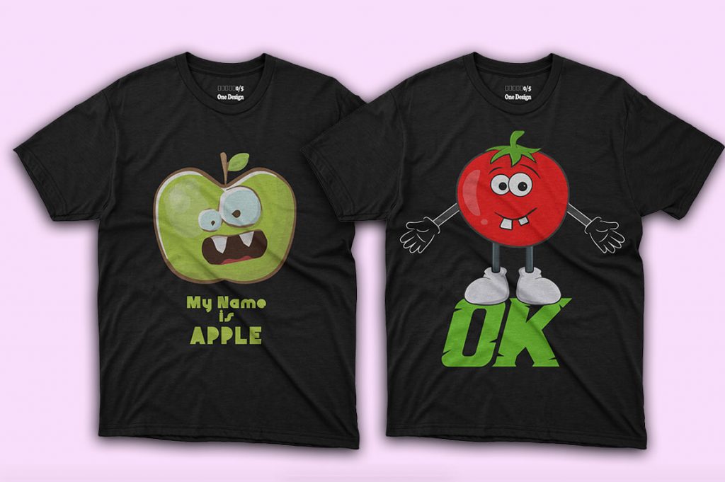 apple t shirt design