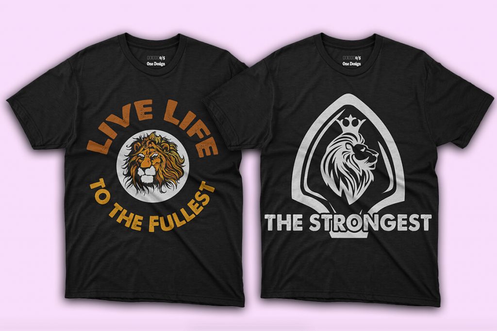 lion t shirt design