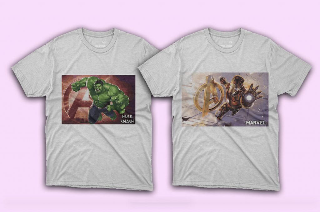 marvel t shirt design
