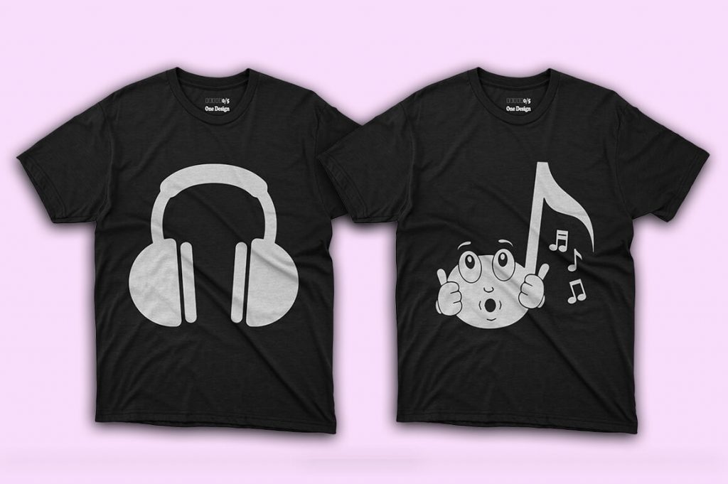 music t shirt design