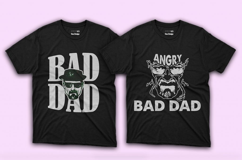 dark design editable t-shirt designs bundle