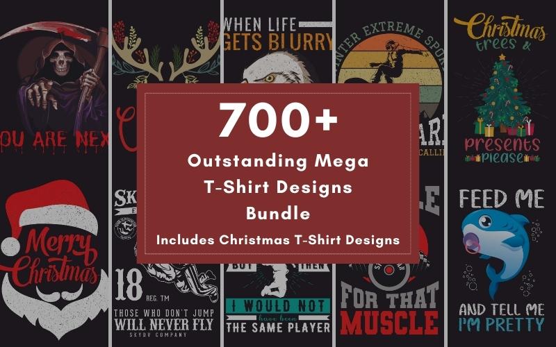 Outstanding mega t-shirts bundle feature image