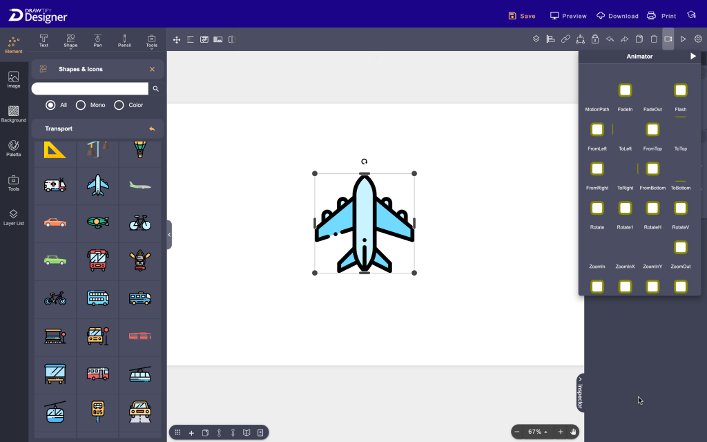 Drawtify designer features preview
