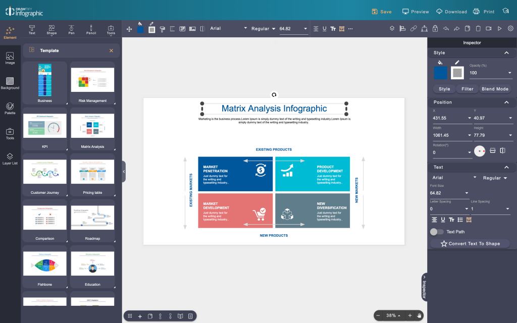 drawtify infographic designer