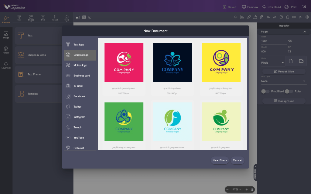 Preview image of the Drawtify Infographics Designer features
