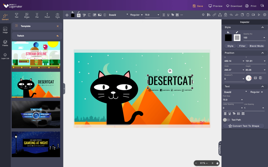 Drawtify Logo Designer features preview image