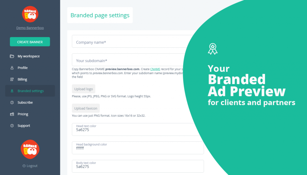 online animated banner maker - Share URL for agencies and teams to showcase ads