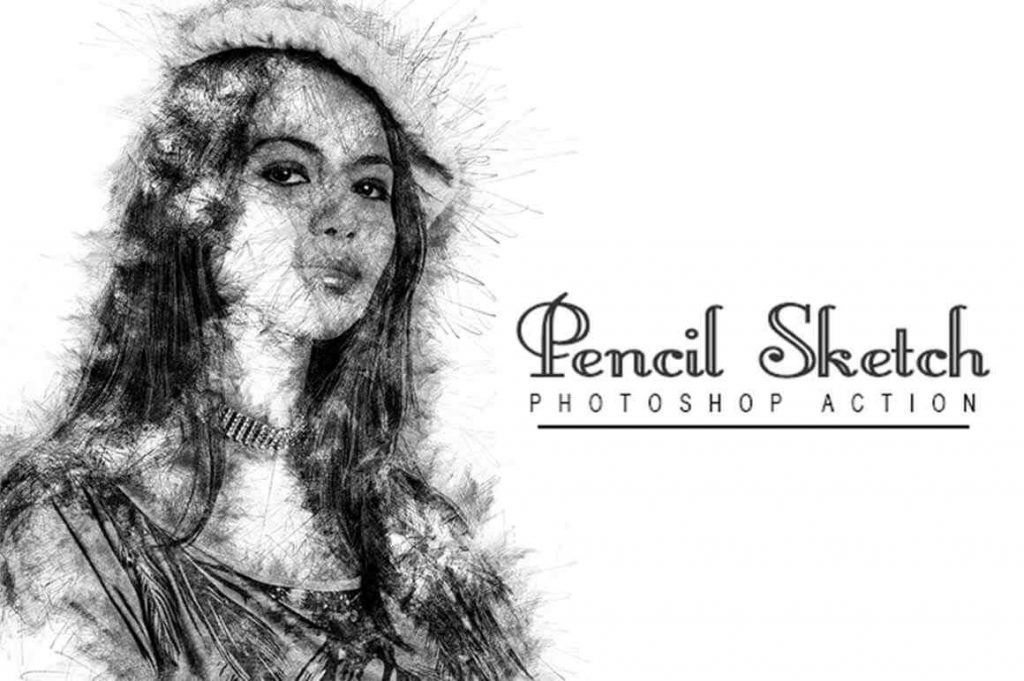 pencil sketch photoshop action