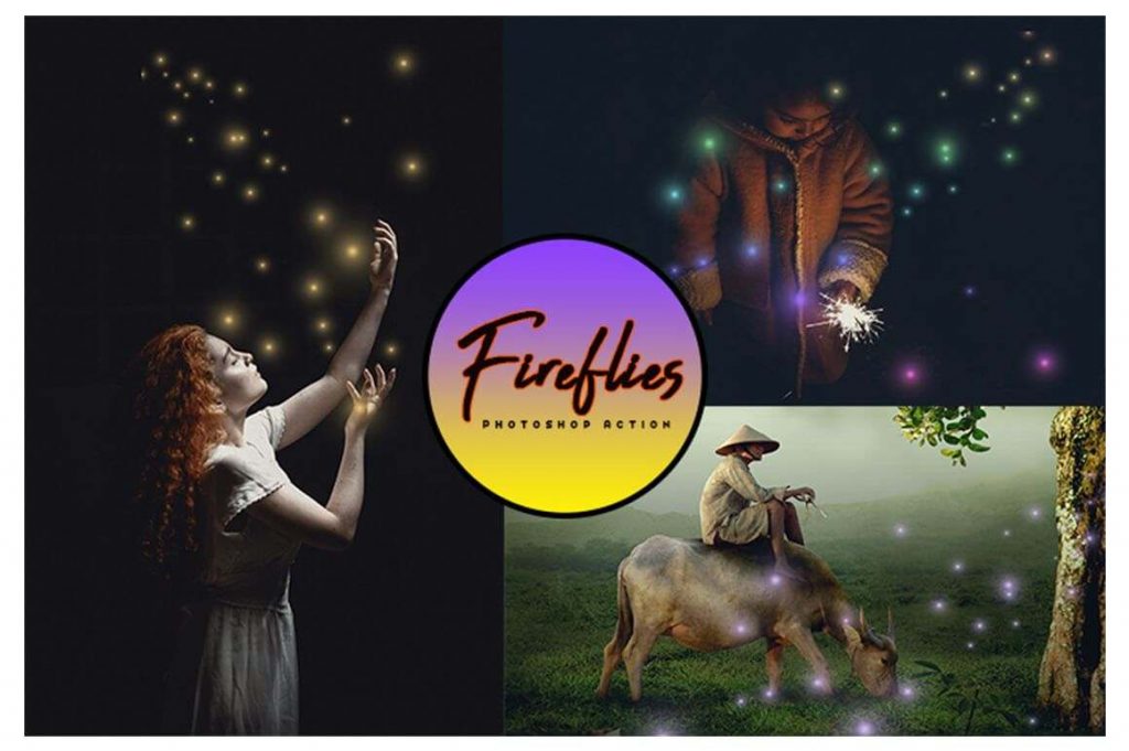 fireflies photoshop action