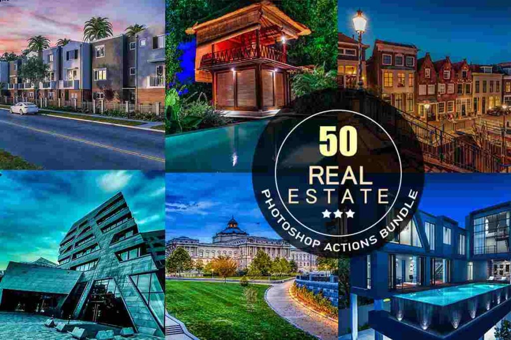 50 real Estate photoshop action