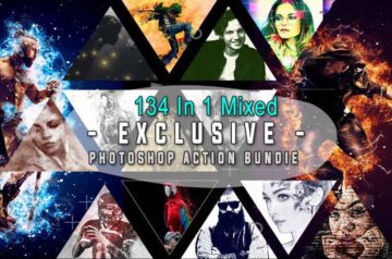 mixed photoshop actions