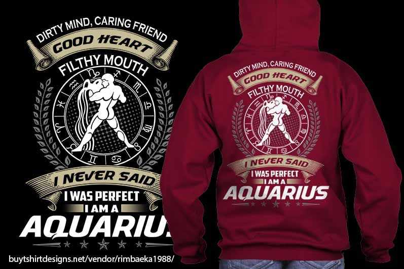 aquarius shirt design, aquarius t shirt designs