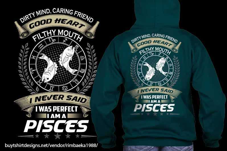pisces shirt design, pisces t shirt design, cool t shirt designs