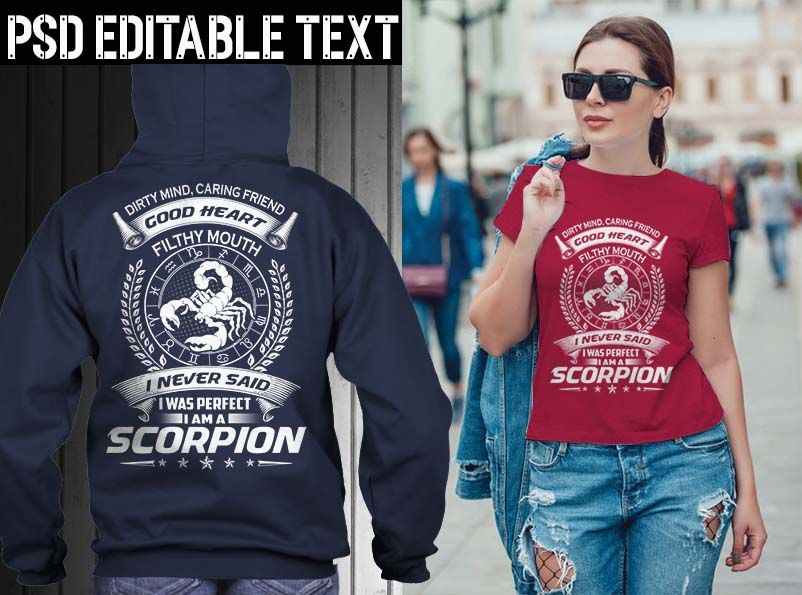 scorpion t shirt design, scorpio shirt design, scorpio t shirt design