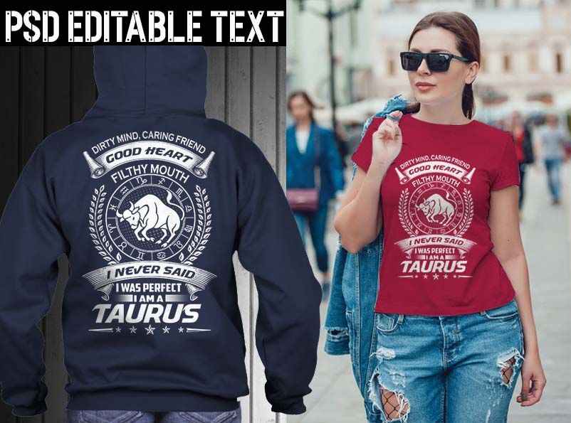 taurus t shirt design, zodiac t shirt designs