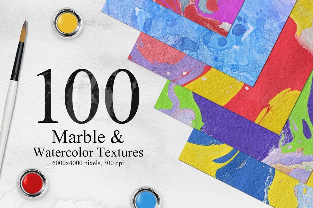 marble watercolor textures