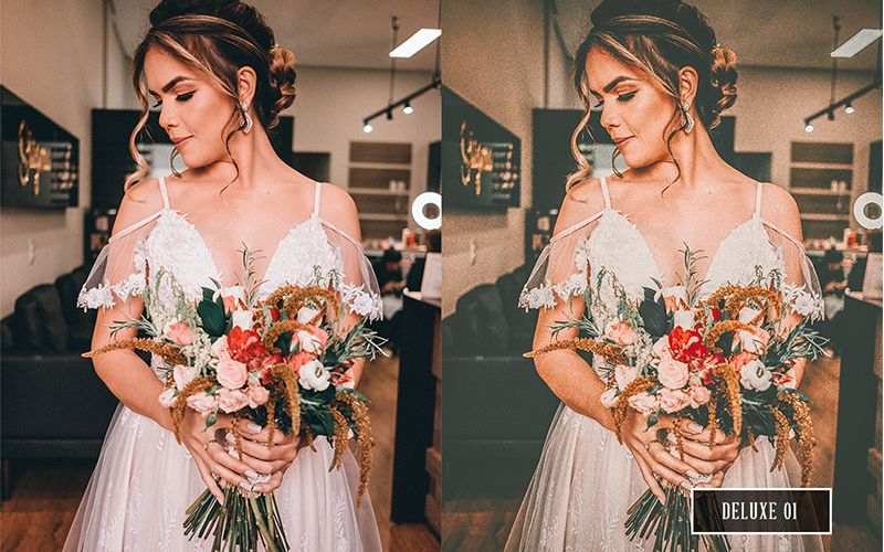 Deluxe wedding photoshop actions preview image