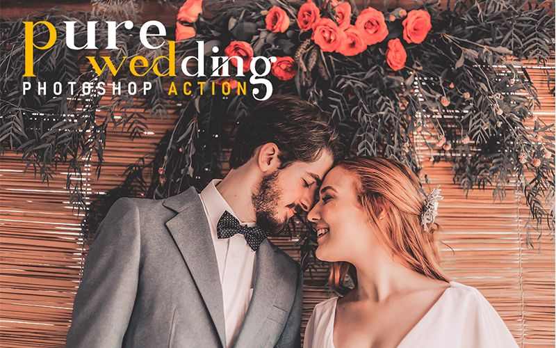 Pure wedding photoshop actions