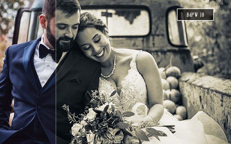 B&W Photoshop Action preview