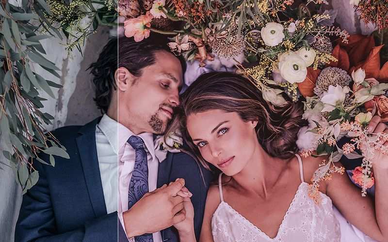 Premium wedding photoshop actions preview image