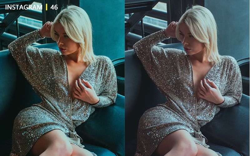 Preview of instagram lightroom presets