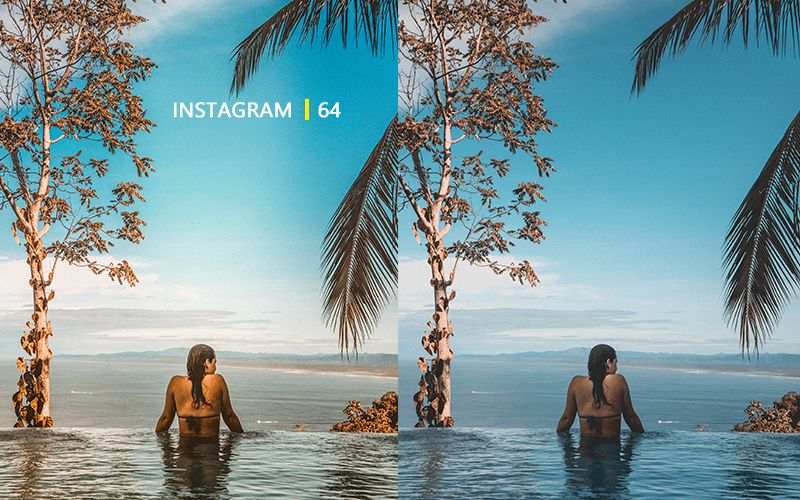A preview image of instagram lightroom presets