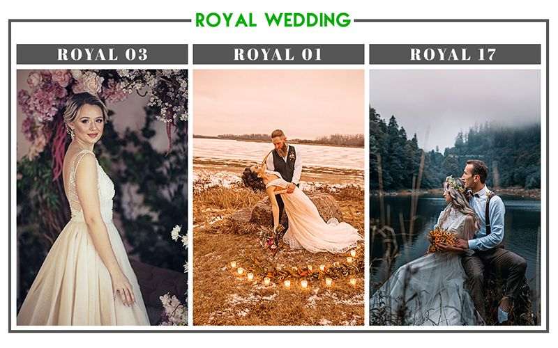 Royal Wedding Photoshop Action previews