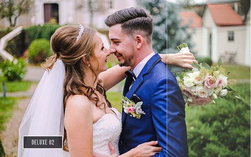 Deluxe wedding photoshop actions preview