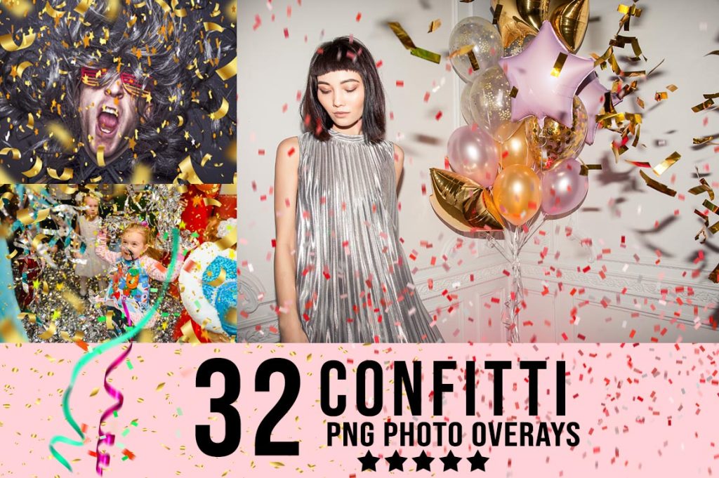 confetti overlays