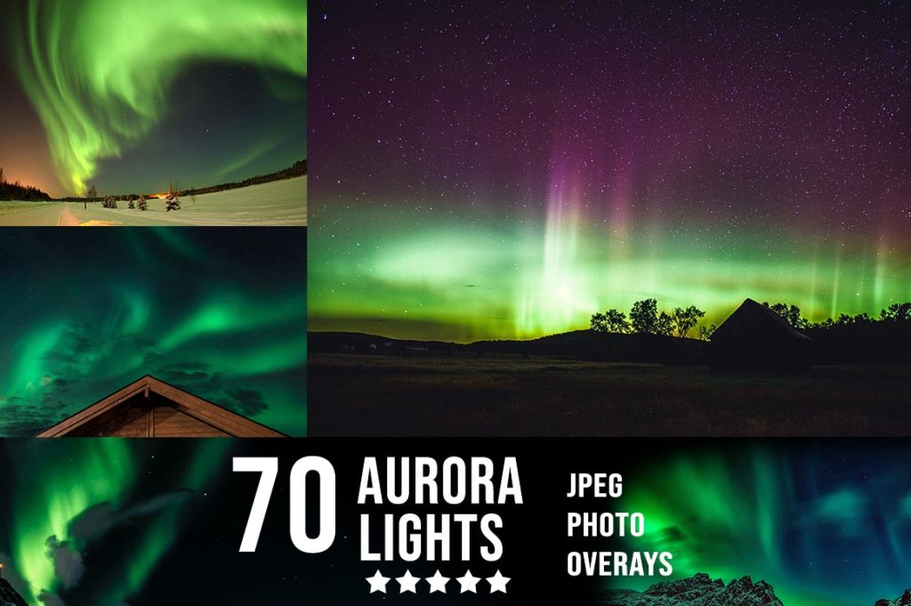 northern lights overlay, aurora borealis overlay, aurora lights overlay