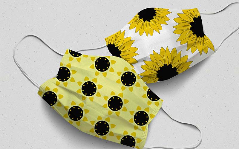 vector sunflower svg
