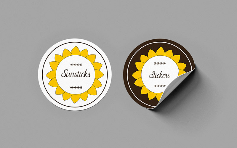 Sunflower-stickers
