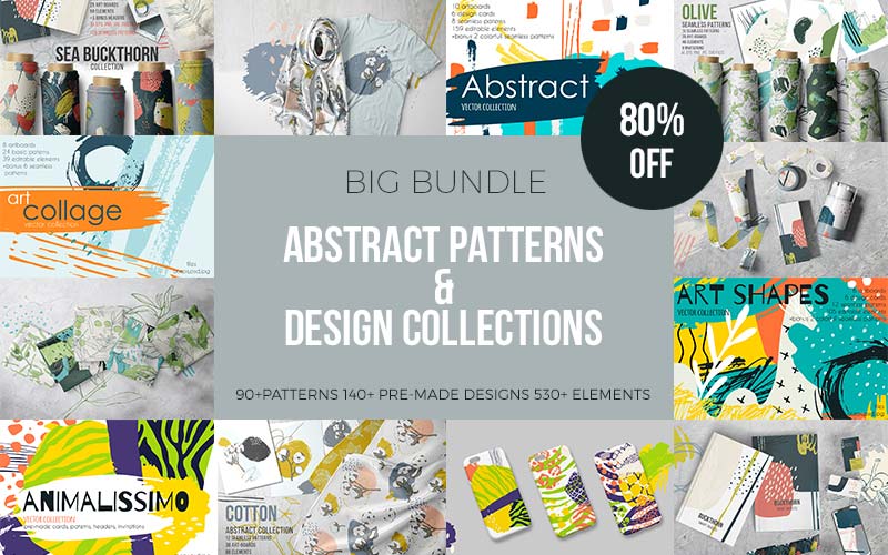Abstract patterns bundle