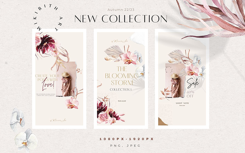 antique bouquets mockups antique bouquets mockups