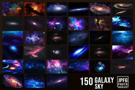 A collage of Galaxies