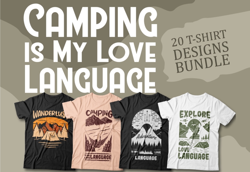 Coolest T-shirt Designs-camping-t-shirt-designs