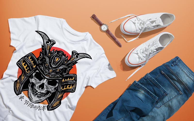 Samurai T-Shirts designs
