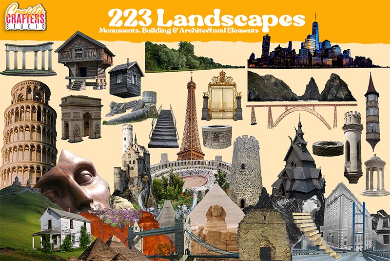 Landscape collage maker