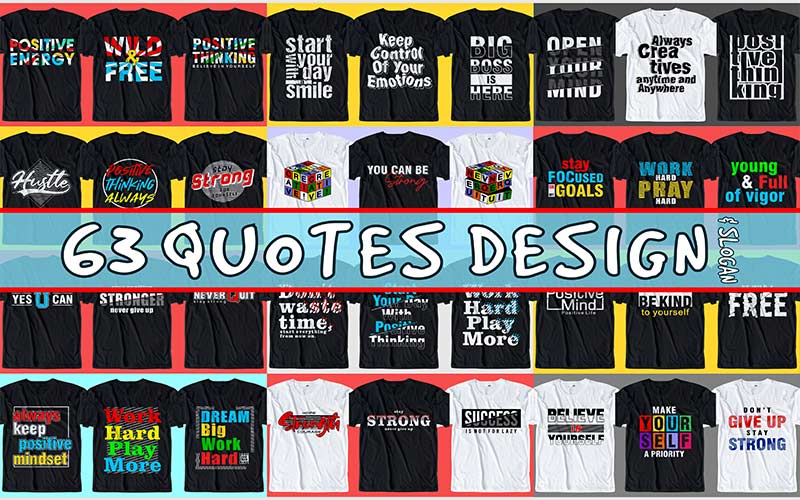 Quotes T-shirt Design Bundle