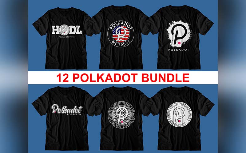 Polka Dot T-shirt Design Bundle