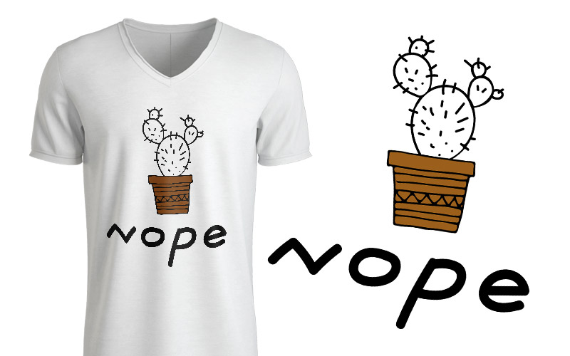 Cactus Cute T-Shirt Designs